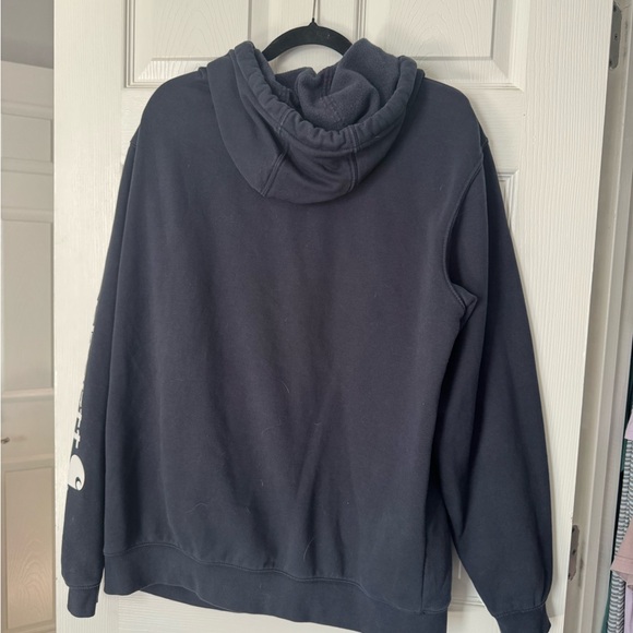 Carhartt Men's navy Hoodie - Picture 3 of 4